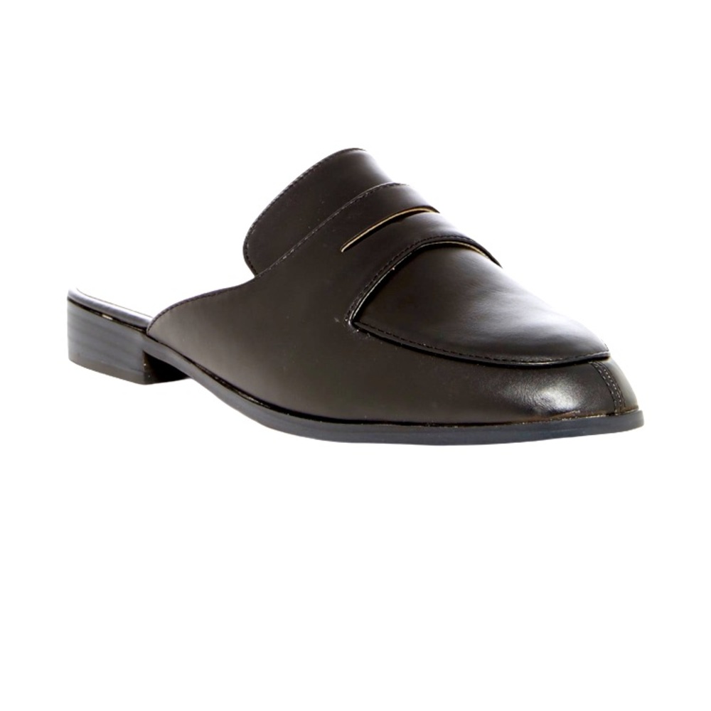 Catherine Malandrino Black Mule Flats Sz 8.5